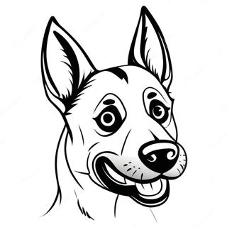 Belgian Malinois Coloring Pages