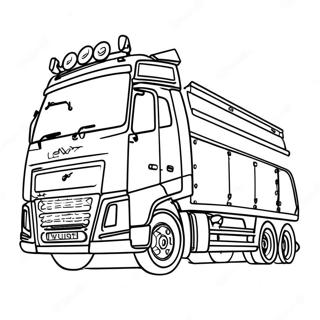 Volvo Coloring Pages