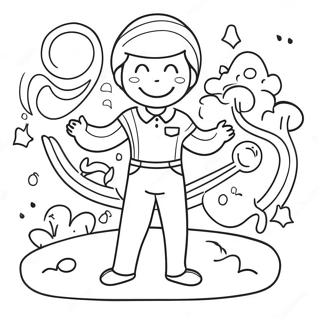 Happy Zone Of Regulation Coloring Page 7242-6141