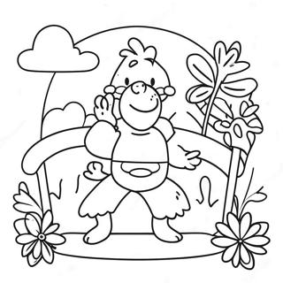 Happy Zone Of Regulation Coloring Page 7242-6142