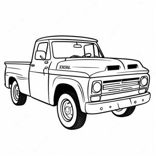 Pickup Truck Coloring Pages