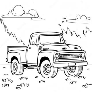 Pickup Truck Coloring Page 72462-58203