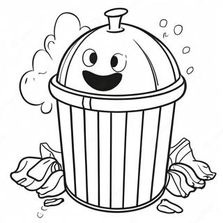 Trash Can Coloring Page 72472-58211