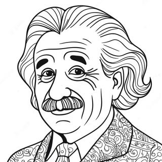 Albert Einstein Coloring Page 72502-58235