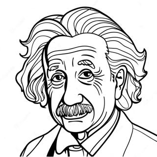 Albert Einstein Coloring Page 72502-58236