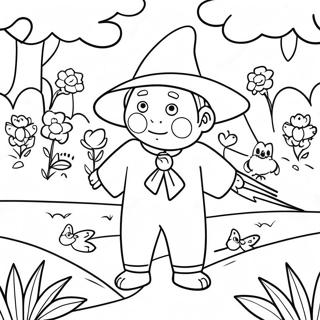 Garten Of Banban Colorful Characters Coloring Page 72513-58242