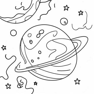 Galaxy Space For Adults Coloring Pages