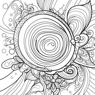 Colorful Nebula Galaxy Coloring Page 7252-5955