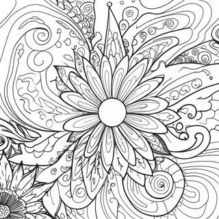 Colorful Nebula Galaxy Coloring Page 7252-6150