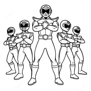 Power Rangers Megaforce Coloring Pages