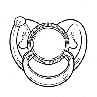 Pacifier Coloring Page 72542-58271