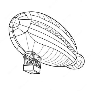 Blimp Coloring Pages