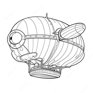 Blimp Coloring Page 72552-58275