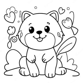 Cute Animals For 2 Year Olds Coloring Page 72563-58286