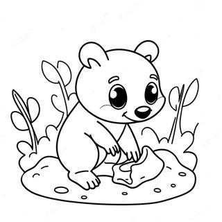 Animals That Live Underground Coloring Pages