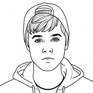 Justin Bieber Coloring Pages