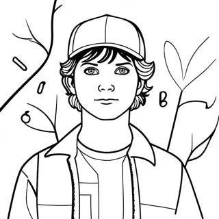 Stranger Things Robin Character Coloring Page 72632-58340