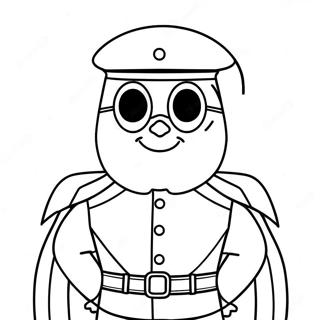 Robin In Retro Outfit Coloring Page 72633-58342