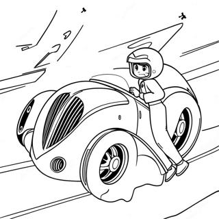 Speed Racer Coloring Page 72642-58348