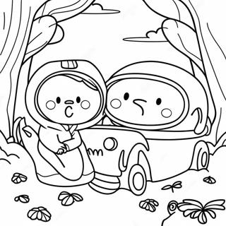 Ivy And Bean Adventure Coloring Page 72652-58358