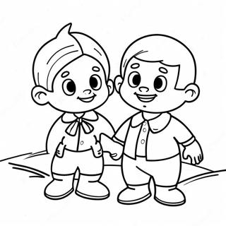 Ivy And Bean Adventure Coloring Page 72652-58360