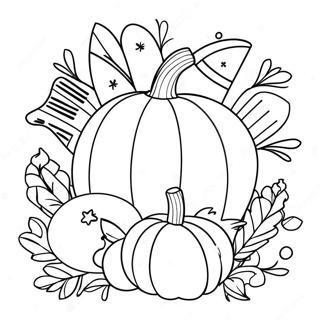 Thanksgiving Music Coloring Page 72682-58379