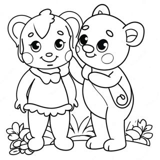 Cute Maatjes Friends Coloring Page 72713-58407