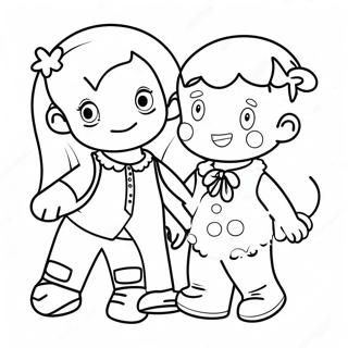 Cute Maatjes Friends Coloring Page 72713-58408