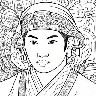 Hu Tao Coloring Page 72722-58410