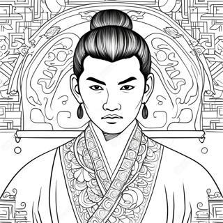 Hu Tao Coloring Page 72722-58411