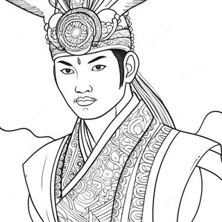 Hu Tao Coloring Page 72722-58412