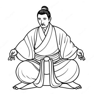 Hu Tao In Playful Pose Coloring Page 72723-58413