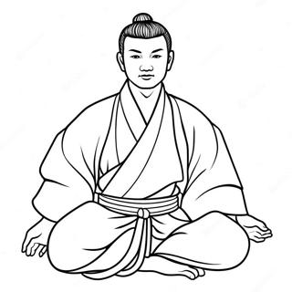 Hu Tao In Playful Pose Coloring Page 72723-58415