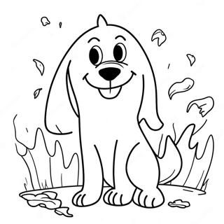 Halloween Dog Coloring Pages