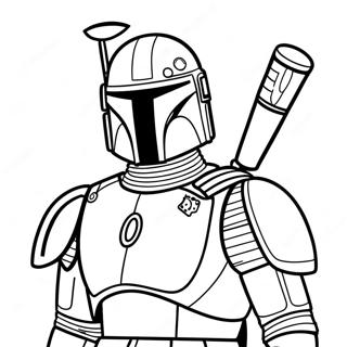 Jango Fett Coloring Pages