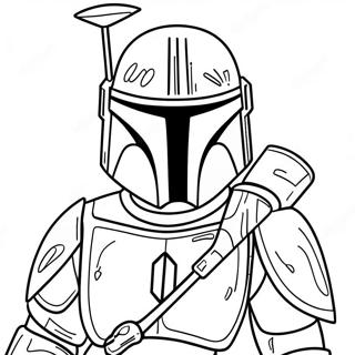 Jango Fett Coloring Pages