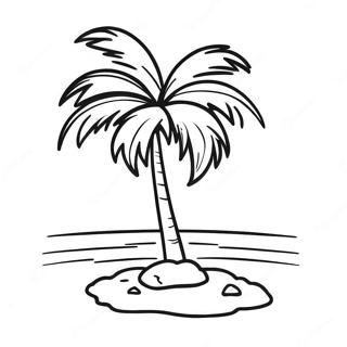 Palm Tree Coloring Page 72772-58451