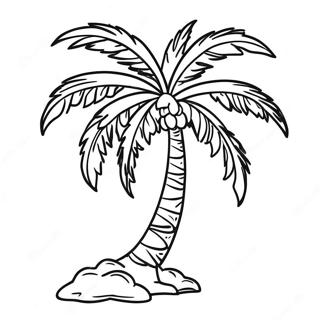 Palm Tree Coloring Page 72772-58452