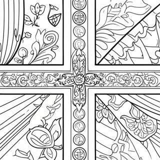 England Flag Coloring Page 72802-58474