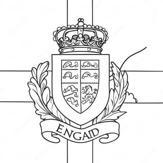 England Flag Coloring Page 72802-58476