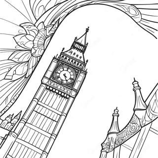 Big Ben In London Coloring Page 72803-58479