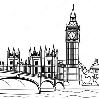 Big Ben In London Coloring Page 72803-58480