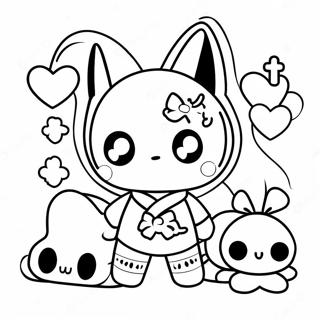 Cute Tokidoki Characters Coloring Page 72813-58486