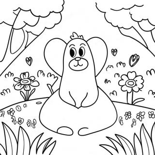 Colorful Spring Garden Coloring Page 72833-58501