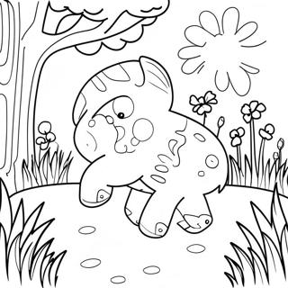 Colorful Spring Garden Coloring Page 72833-58503