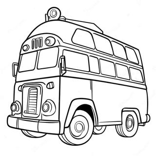 Fortnite Battle Bus Coloring Page 72842-58508