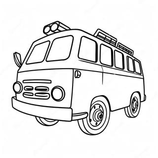 Epic Fortnite Battle Bus Adventure Coloring Page 72843-58510