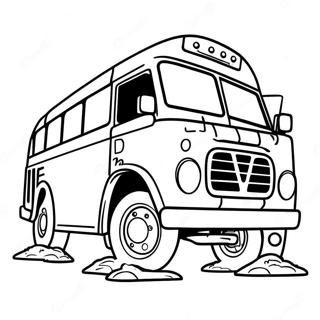 Epic Fortnite Battle Bus Adventure Coloring Page 72843-58511