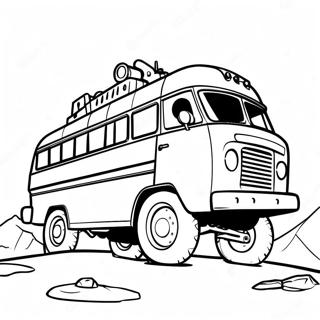 Epic Fortnite Battle Bus Adventure Coloring Page 72843-58512