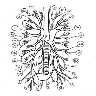 Circulatory System Sheet Coloring Pages